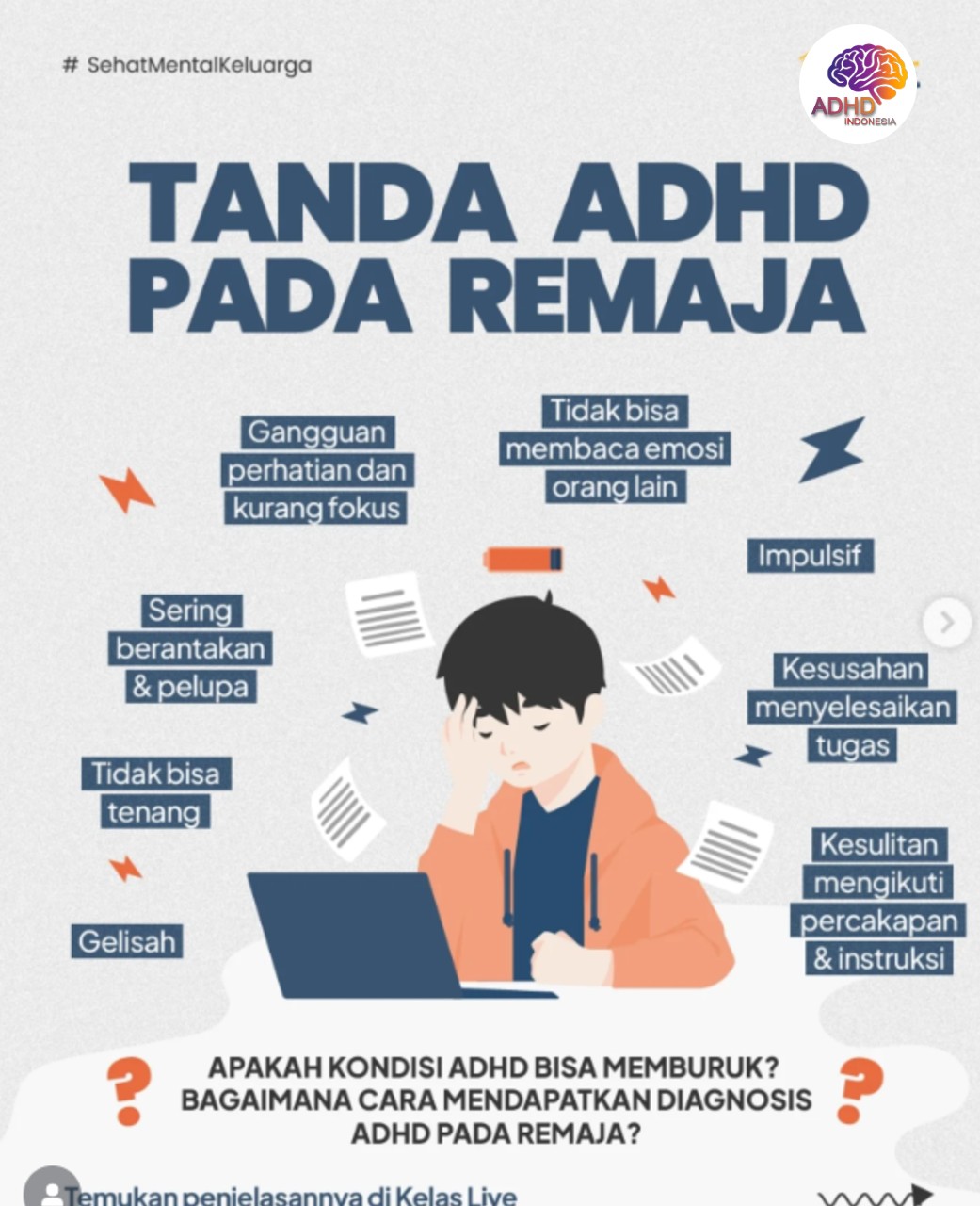 Screening ADHD Non-Diagnostik: Edukasi Awal bagi Orang Tua di Kabupaten Minahasa
